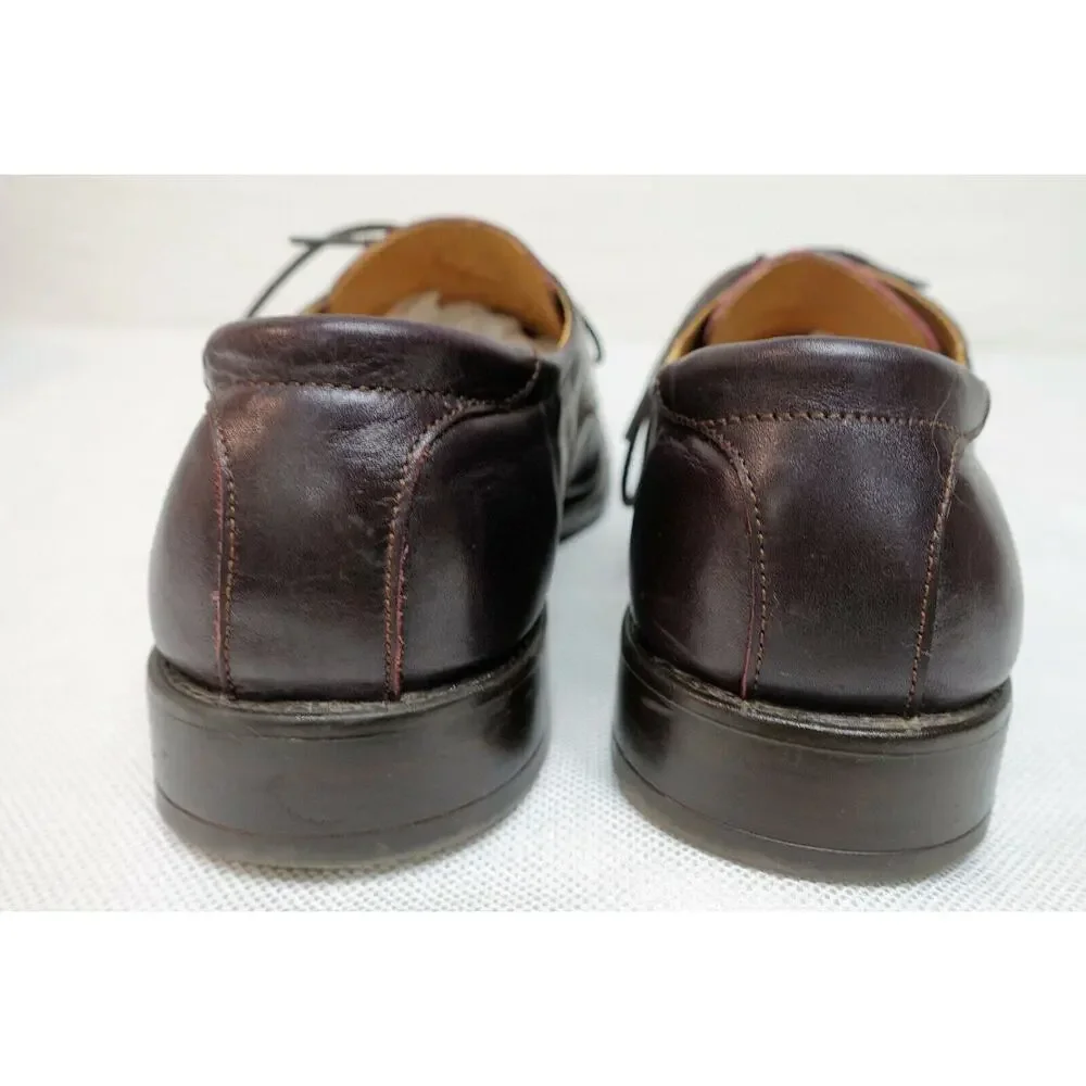 Crocodile International 45 10.5 men's brown leather oxford dress shoes cr1320